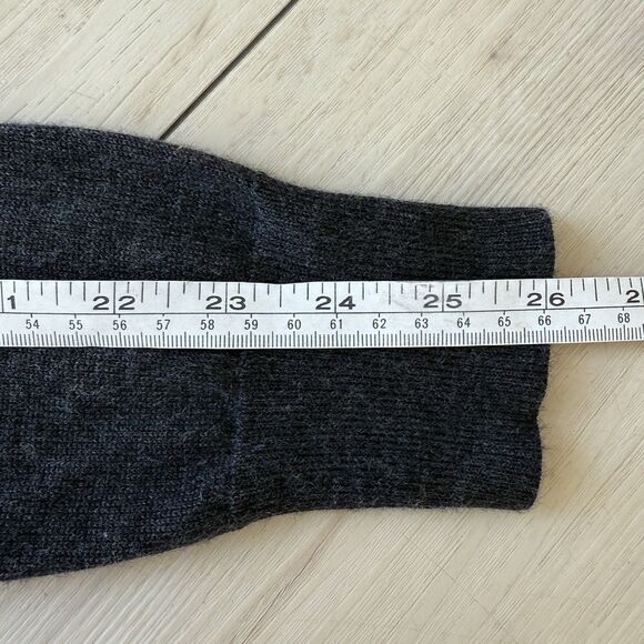 Joseph Abboud Men’s Merino Wool Sweater Size Small Gray Quarter Zip Long Sleeve - Picture 9 of 9